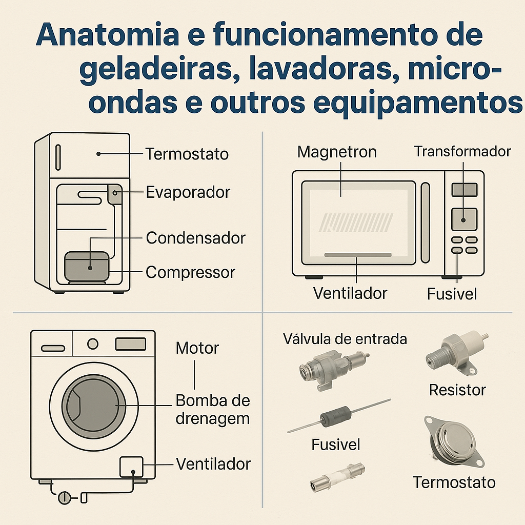 Anatomia e Funcionamento de Eletrodomésticos