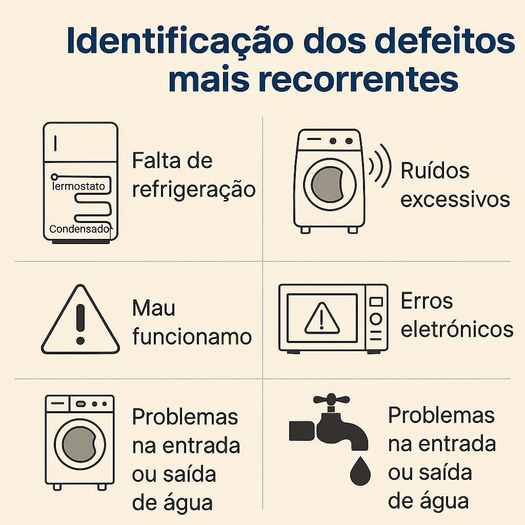 Identificação dos Defeitos Mais Recorrentes em Eletrodomésticos
